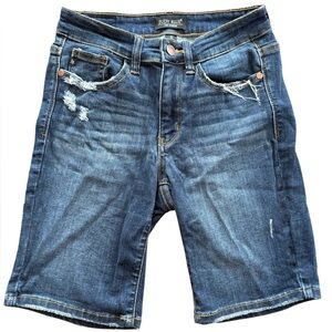 Judy Blue Women's Jean Shorts Jorts Bermuda Denim 182132DK Stretch Sz Small 3/5
